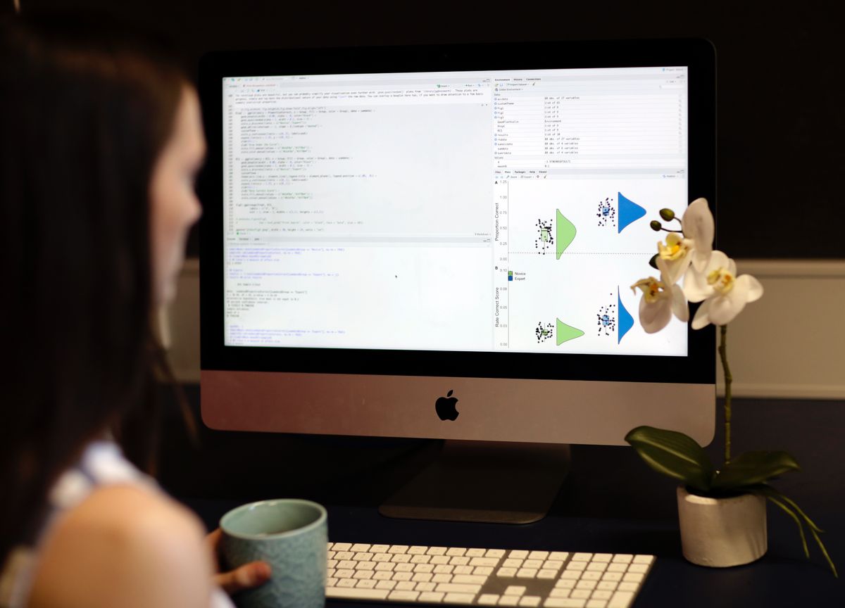 Data visualisation examples from research